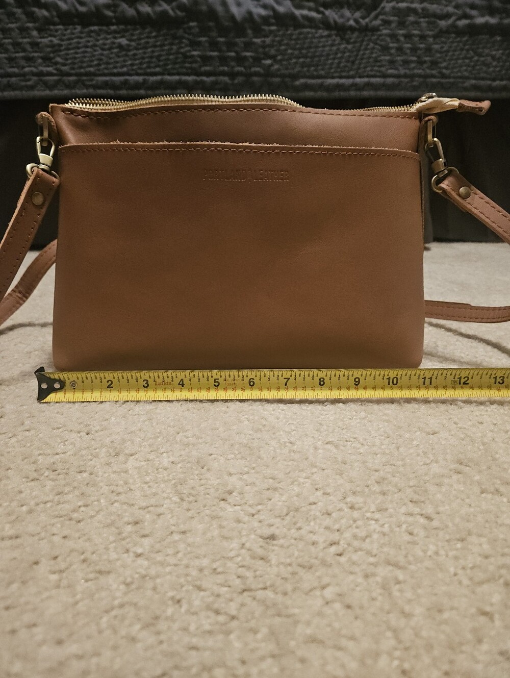 Portland Leather Poppy Purse In Sunkissed. - Picture 9 of 12